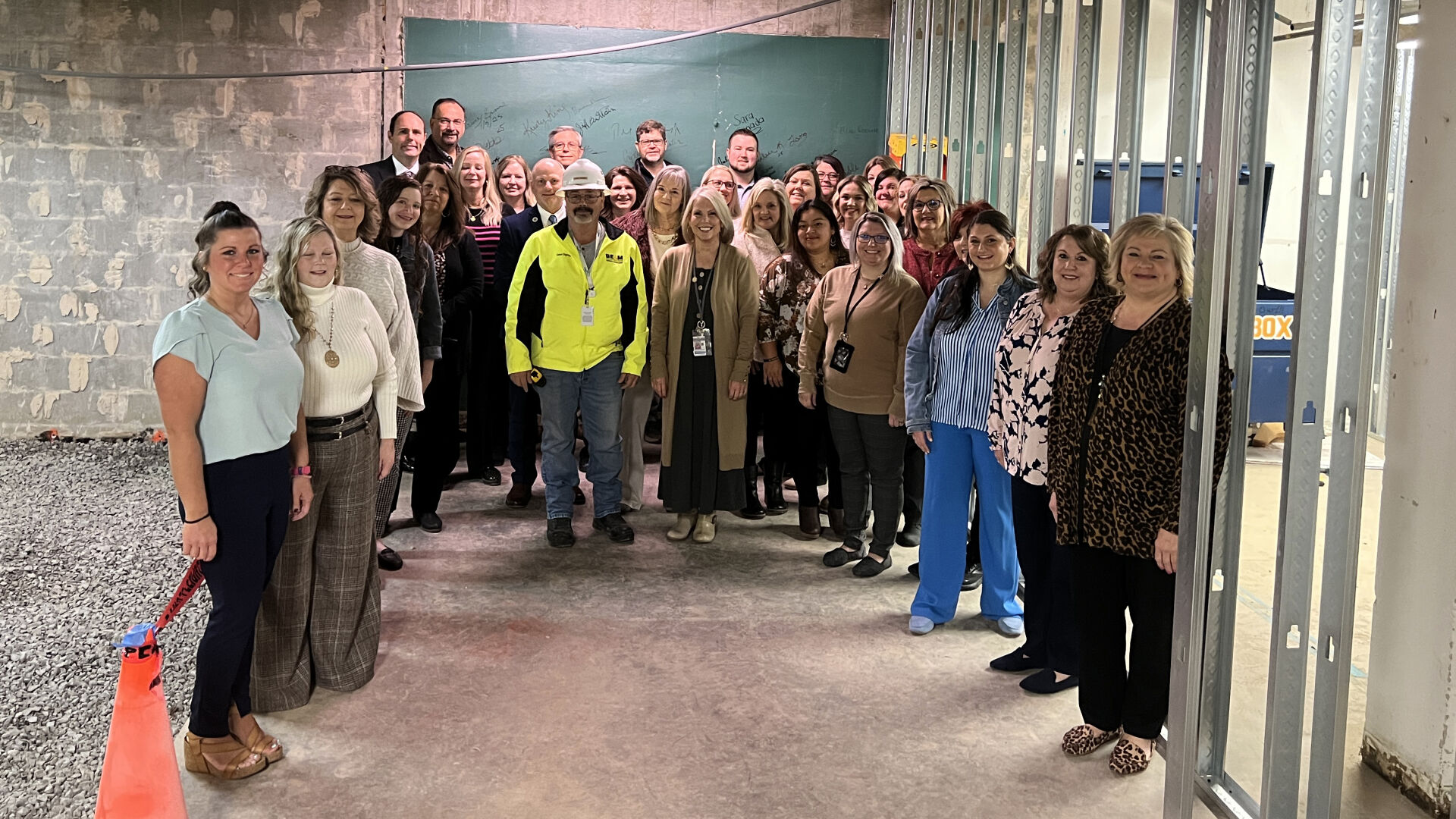Courthouse renovations group photo